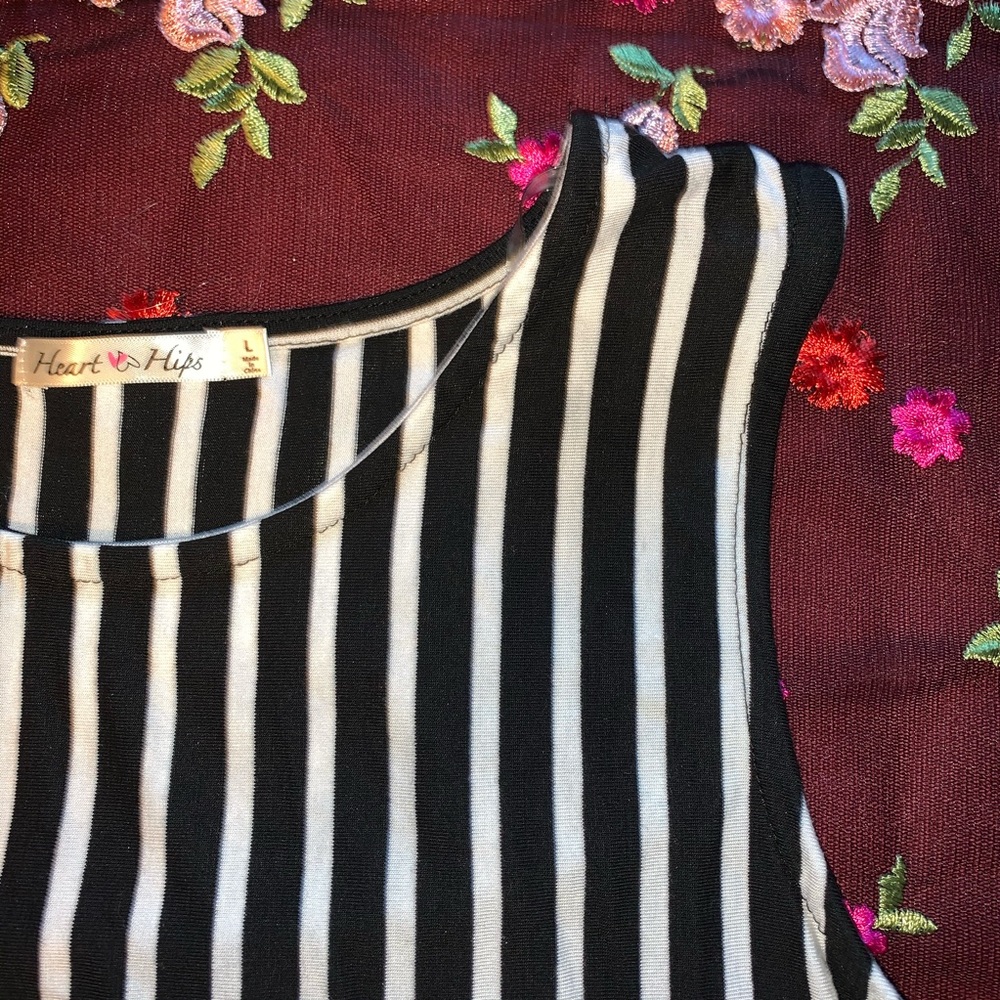 STRIPE CROP TOP